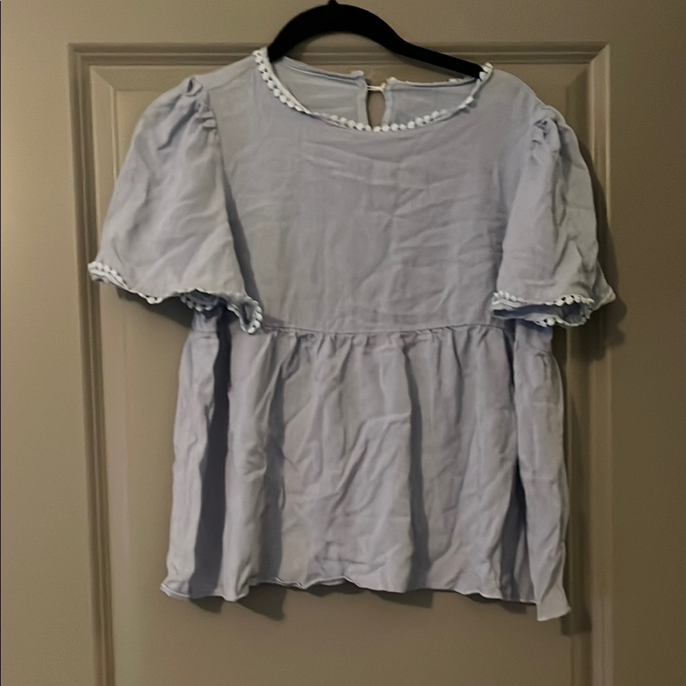 Light Blue Women's Top